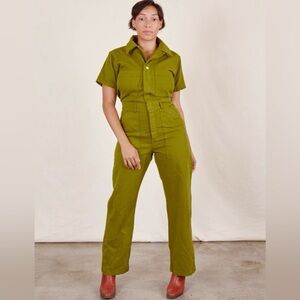 *NEW* BIG BUD PRESS olive green short sleeve jumpsuit (without original tags)